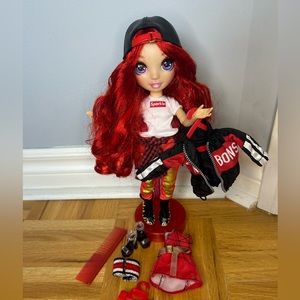 Red Rainbow high doll Ruby Anderson
